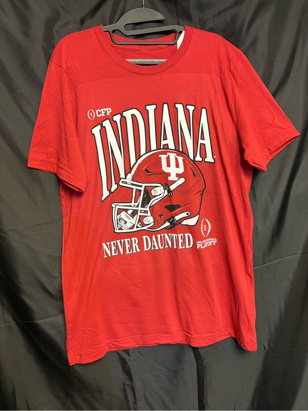 Indiana Red Short Sleeve Graphic Tee - Never Daunted